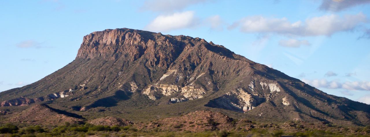 Cerro Morado, Camino a Patquía