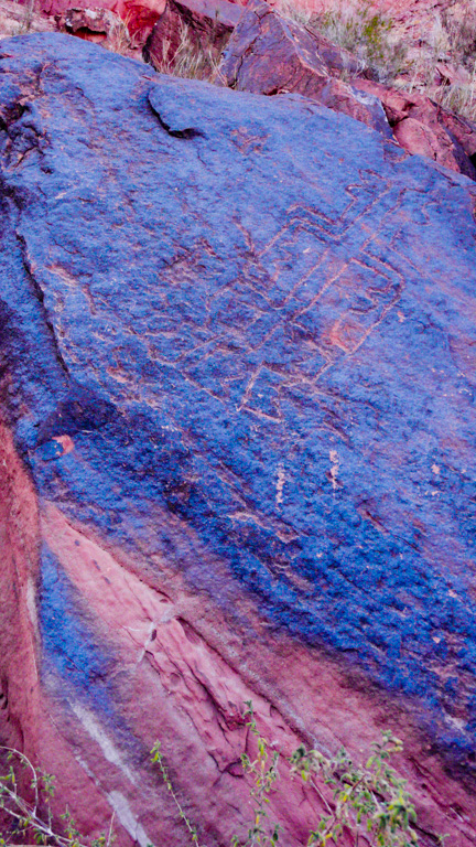 petroglifos precolombinos, Talampaya, La Rioja
